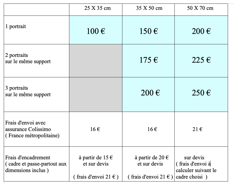 Tarifs